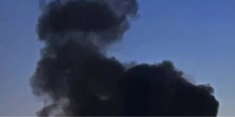 Наслідки ракетного удару в промисловій зоні Основ'янського району Харкова
