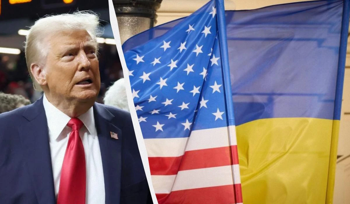 Президент США Дональд Трамп під час спілкування з журналістами